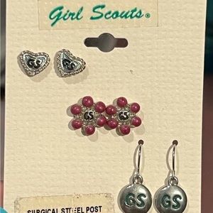 Girl Scout earrings